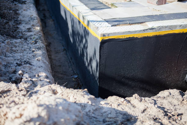 Professional Foundation Crack Repair technician working in Fulton, MI